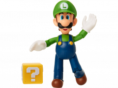 Super Mario Luigi with Question Block #02 10cm Figuuri