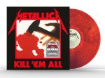Metallica : Kill em All LP, jump in the fire engine red vinyl