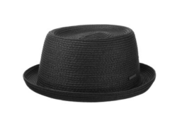 Stetson Pork Pie Black Toyo blak Hattu