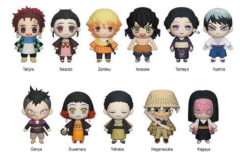 Monogram Demon Slayer Bag Clip Series 3 Avaimenperä Figuuri, satunnainen