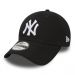 New Era - NY Yankees 9forty musta lasten Lippis, säädettävä 