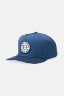 Brixton Crest C MP Snapback lippis indian teal/washed navy