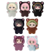 EAKI SPY x FAMILY Cat Plush Bag Clip Figuuri, satunnainen