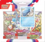 Pokemon TCG Scarlet & Violet 3x Booster Pack Pokemon kortit (sis. 3x 10 korttia ja promokortti), Dondoza