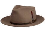Stetson Fedora Woolfelt fudge Hattu