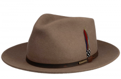 Stetson Fedora Woolfelt fudge Hattu