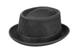 Stetson Pork Pie CO/PES black Hattu