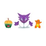 Pokemon Battle Mini Figures 5-8cm 3-Pack Charmander, Appletun & Haunter