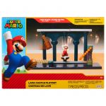 Nintendo Super Mario Lava Castle Playset 6cm Figuurit