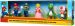 Super Mario Mario and Friends Multi Pack (Mario, Luigi, Princess Peach, Yoshi and Toad) Figuurit 5kpl