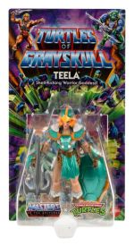 Masters of the Universe X Teenage Mutant Ninja Turtles : Turtles of Grayskull Teela 14cm Action Figuuri