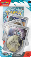 Pokemon Scarlet & Violet: Journey Together Booster Pack Pokemon kortit (sis. 10 korttia, 3x promokortti ja Pokemon-kolikko), Klinklang