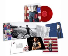 Springsteen, Bruce : Born in the U.S.A. LP, translucent red vinyl