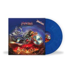 Judas Priest : Painkiller LP, blue and white marble vinyl