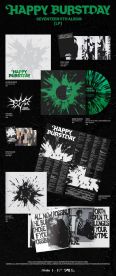 Seventeen : Happy Burstday LP, black splatter on evergreen vinyl