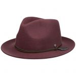 Stetson Fedora Woolfelt meadow mauve Hattu