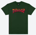 Thrasher Fuego forest green T-paita