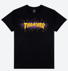 Thrasher Lightning black T-paita