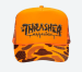 Thrasher Wet Paint Trucker orange camo Lippis