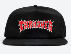 Thrasher Spikey Snapback black Lippis
