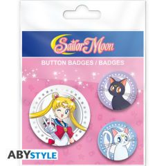 Sailor Moon Sailor Moon, Luna & Artemis Pinssit 3kpl