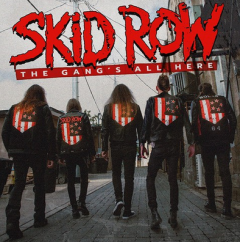 Skid Row : The Gangs All Here LP, red transparent vinyl