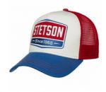 Stetson Trucker Cap Gasoline blue/white Lippis