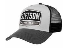 Stetson Trucker Cap Gasoline grey/black Lippis