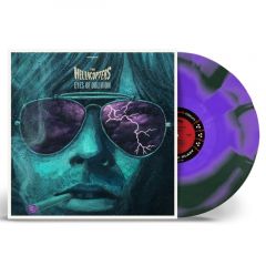 The Hellacopters : Eyes of Oblivion LP, dark green with purple inkspot