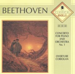 Beethoven : Concerto For Piano And Orchestra No. 1 / Overture Coriolan CD *käytetty*