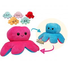 Octopus Mood tunne mieliala mustekala käännettävä 40cm Pehmolelu, satunnainen