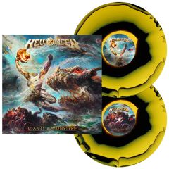 Helloween : Giants & Monsters 2-LP, yellow/black splatter vinyl