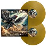 Primal Fear : Domination 2-LP, limited edition gold opaque vinyl