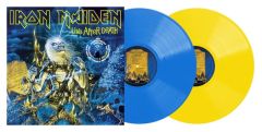 Iron Maiden : Live After Death 2-LP, blue & yellow vinyl