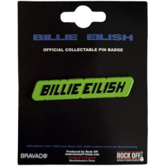 Billie Eilish Racer Logo Metallinen Pinssi