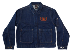 Dickies X Harley Davidson Denim Jacket rinsed indigo/blue Takki