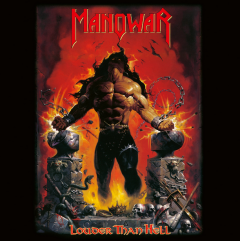 Manowar : Louder Than Hell 2-LP, broken black and red vinyl