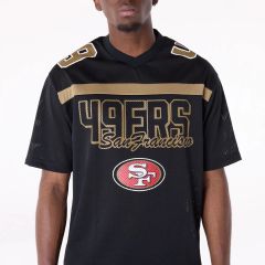 New Era NFL Mesh Graphic San Francisco 49ers black T-paita