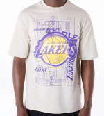 New Era NBA Graphic Tee Los Angeles Lakers T-paita