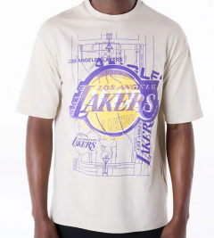 New Era NBA Graphic Tee Los Angeles Lakers T-paita