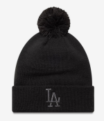 New Era Womens Metallic Bobble Beanie Los Angeles Dodgers MLB Pipo
