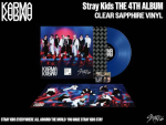 Stray Kids : KARMA LP, clear sapphire vinyl