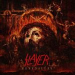 Slayer : Repentless LP, transparent red with solid orange/black splatter viny