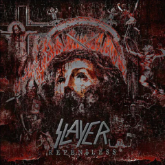 Slayer : Repentless LP, clear silver red splatter vinyl