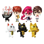 Sunrisepop DanDanDan Pick a Box Okarun & Friends 9cm Figuuri, satunnainen
