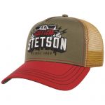 Stetson Trucker Cap Festival Live Loud red/olive Lippis