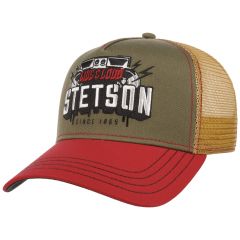 Stetson Trucker Cap Festival Live Loud red/olive Lippis