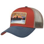Stetson Trucker Canoe blue/red Lippis