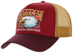 Stetson Trucker Cap Eagle Head burgundy/red Lippis