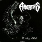 Amorphis : Privilege of Evil LP, black and white galaxy merge vinyl